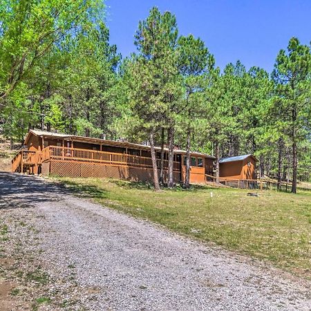 Quiet Cloudcroft Cabin With Porch And Gas Grill! Exteriör bild